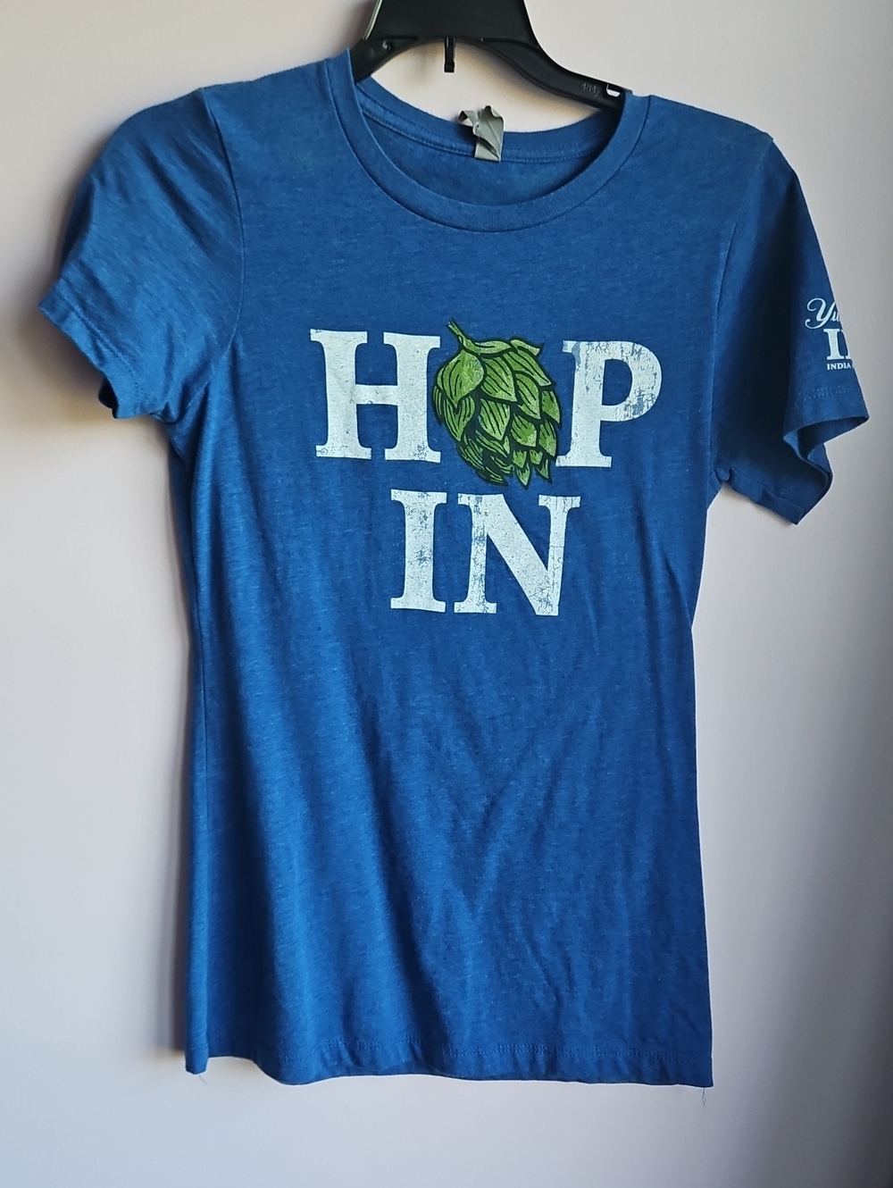 Women's Blue 'Hop In' Graphic Tee